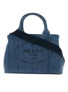 Prada Denim 2way Bag - Blue