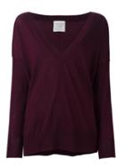 Forte Forte 'my Knit' Jumper, Women's, Size: Iii, Pink/purple, Wool