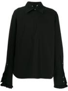 Ann Demeulemeester Gathered Cuff Shirt - Black