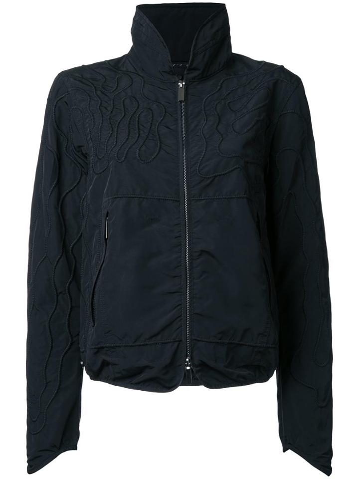 Kru Embroidered Jacket - Black