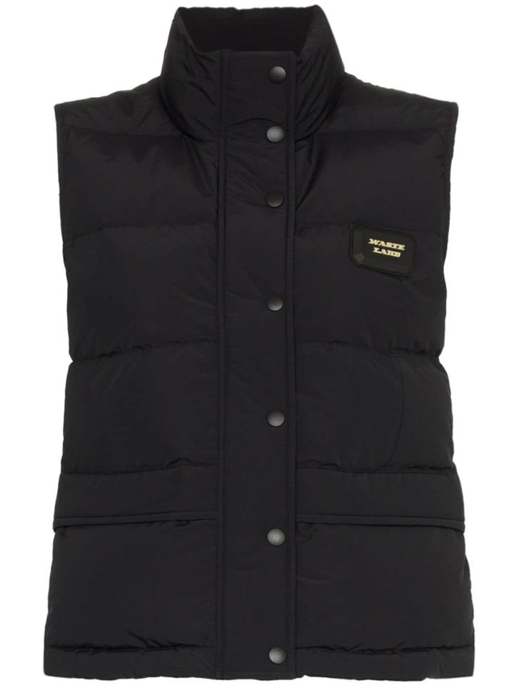 Hyein Seo Waste Land Down Bomber Vest - Black