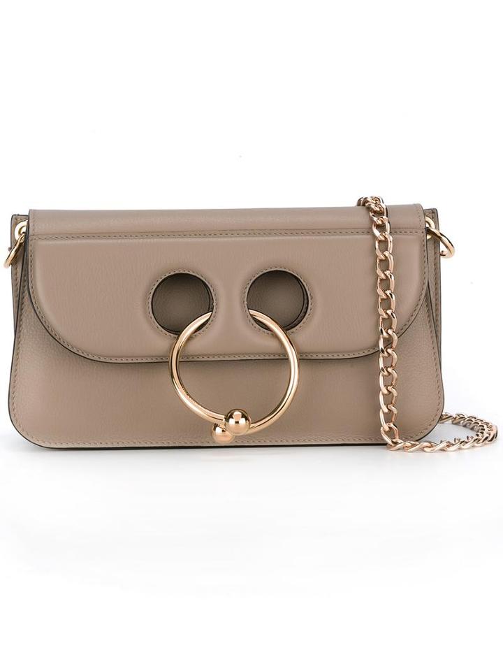 J.w.anderson Small Pierced Bag, Women's, Nude/neutrals, Calf Leather