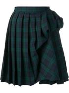 Y/project Gathered Detail Pleated Skirt - Blue