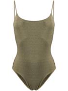 Mc2 Saint Barth Cecille Swimsuit One-piece - Luxdg Gold Glitter