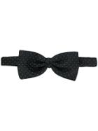 Ermenegildo Zegna Micro Dot Bow Tie - Black