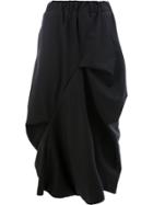 Moohong Deconstructed Drop-crotch Trousers - Black