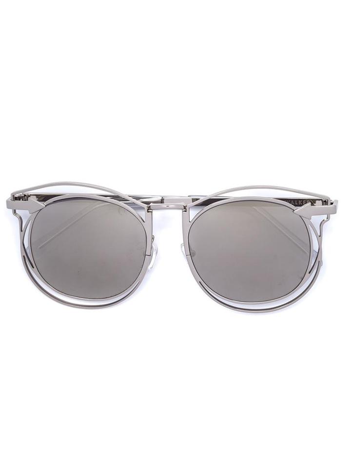 Karen Walker Eyewear 'simone' Sunglasses, Women's, Grey, Metal