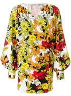 Attico Floral Print Dress - Multicolour
