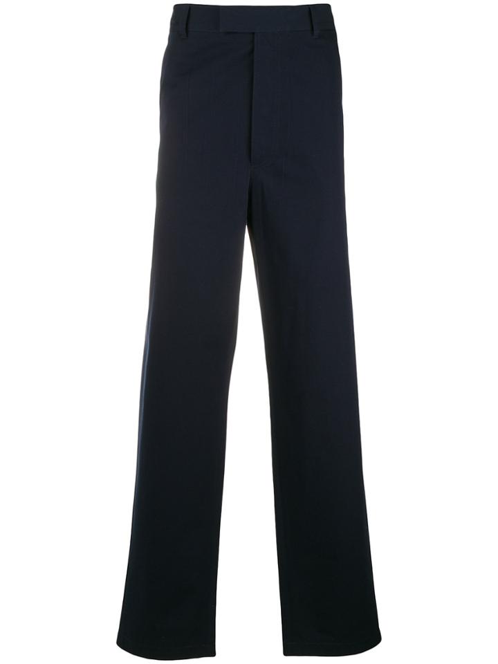 Prada Gabardine Trousers - Blue