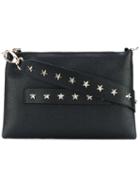 Red Valentino - Star Studded Shoulder Bag - Women - Calf Leather - One Size, Black, Calf Leather