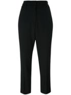 Dondup Slim-fit Cropped Trousers - Black