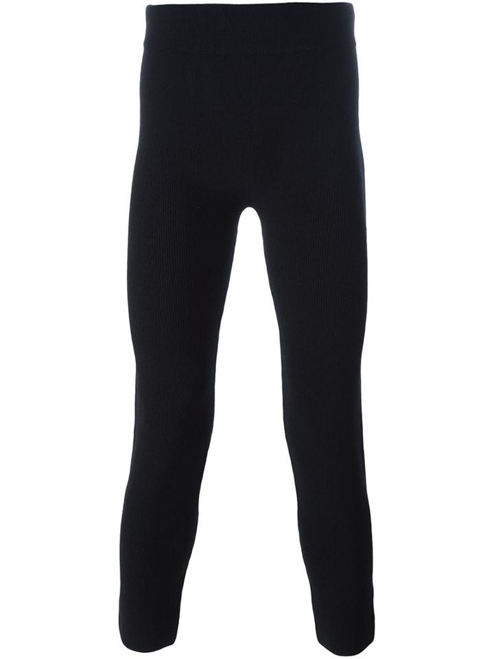 Ports 1961 'fully Fashioned' Leggings, Men's, Size: Medium, Black, Polyamide/wool