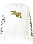 Kenzo Embroidered Tiger Sweatshirt - White