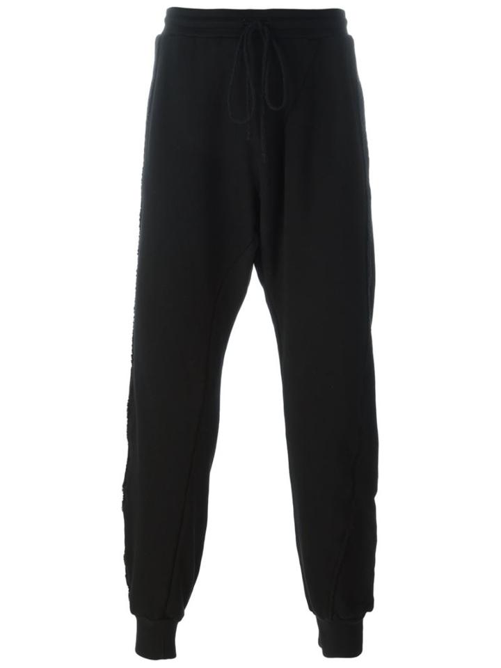Lost & Found Rooms Slim Fit Trousers, Men's, Size: Large, Black, Cotton