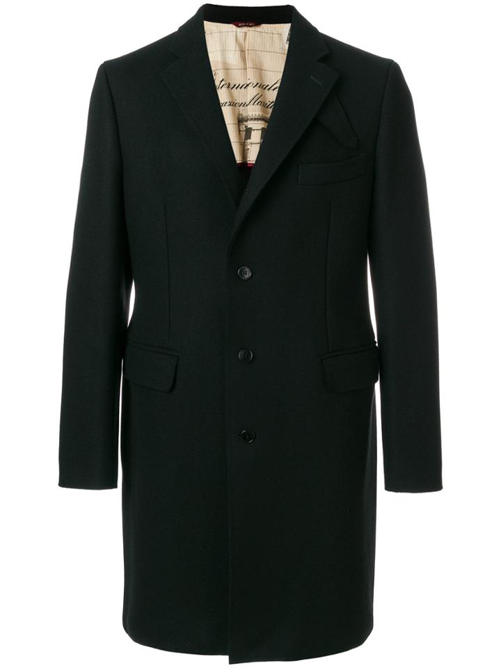 Al Duca D'aosta 1902 Single-breasted Coat - Black