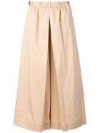 Twin-set Cropped Palazzo Trousers - Neutrals