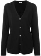 P.a.r.o.s.h. - Tie Waist Cardigan - Women - Silk/spandex/elastane - L, Women's, Black, Silk/spandex/elastane