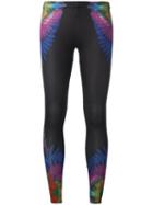 Marcelo Burlon County Of Milan - 'yona' Leggings - Women - Polyester/spandex/elastane - L, Black, Polyester/spandex/elastane