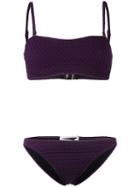 Prism Hossegor Textured Bikini Set - Purple