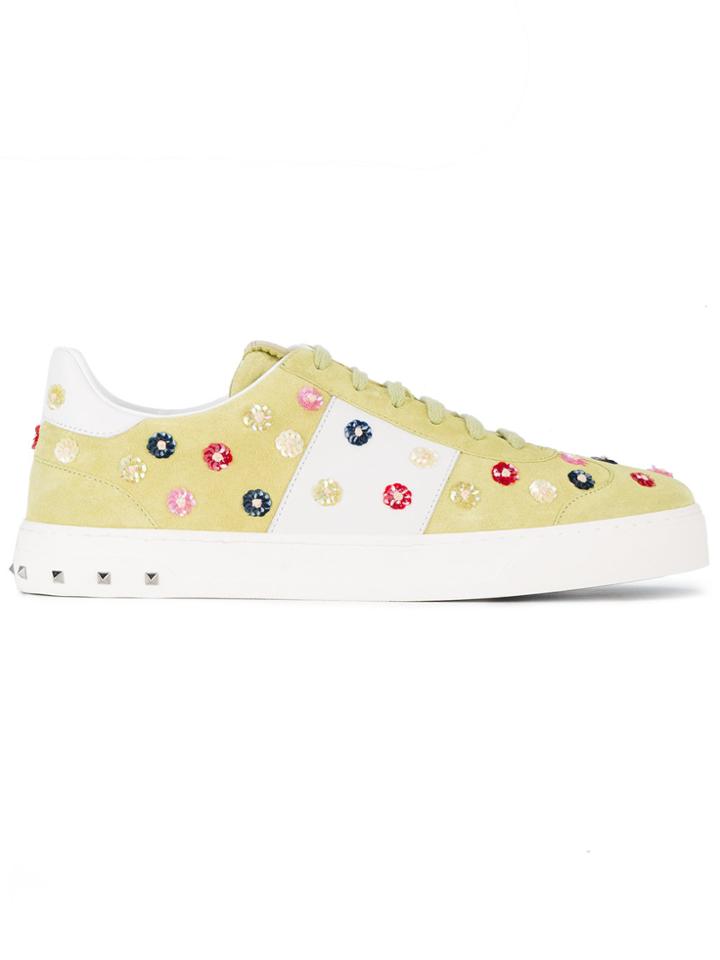 Valentino Valentino Garavani Flycrew Sneakers - Green