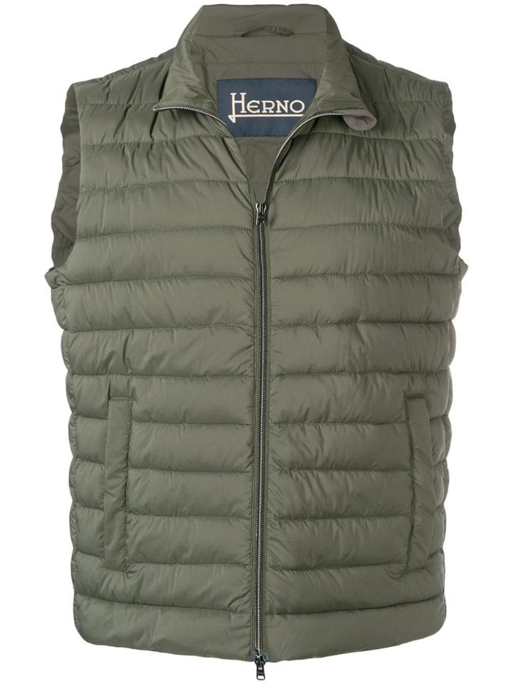 Herno Padded Gilet Jacket - Green