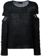 Lost & Found Ria Dunn - Ottoman Jumper - Women - Polyamide/alpaca - Xl, Black, Polyamide/alpaca
