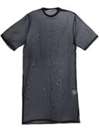 Givenchy Sheer Oversized T-shirt, Men's, Size: Xl, Black, Silk
