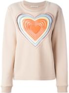 Christopher Kane Heart Macrame Sweater, Women's, Size: M, Nude/neutrals, Cotton/polyamide/polyester