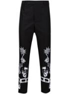 Alexander Mcqueen Tattoo Embroidered Trousers