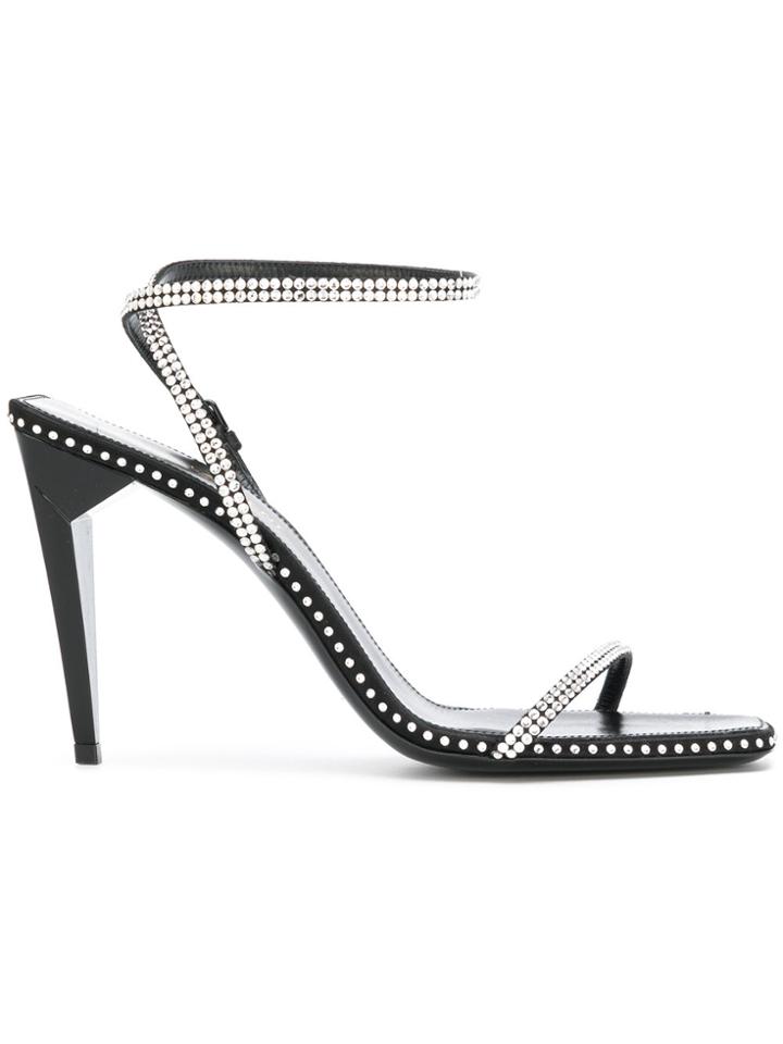Saint Laurent Freja 105 Sandals - Black