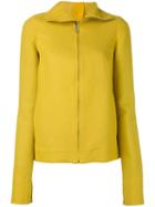 Rick Owens - Hooded Sweatshirt - Women - Cotton/linen/flax - 44, Yellow/orange, Cotton/linen/flax