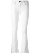 Current/elliott The Flip Flop Bootcut Jeans, Women's, Size: 26, White, Cotton/spandex/elastane