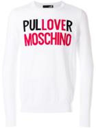 Love Moschino Logo Sweatshirt - White