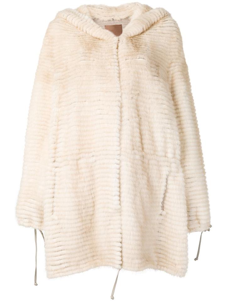 Liska Rosalie Hooded Coat - Neutrals