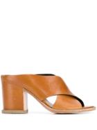 Premiata Strap Mules - Brown