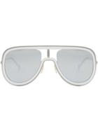 Fendi Eyewear Futuristic Fendi Sunglasses - White
