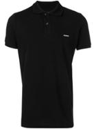 Iceberg Embroidered Charlie Brown Polo Shirt - Black