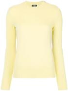 Chanel Pre-owned Cashmere Buttoned Shoulder Jumper - Yellow