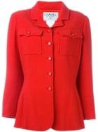 Chanel Vintage Fitted Jacket - Red