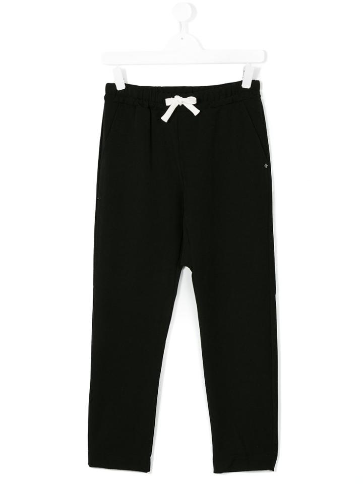 Miss Grant Kids Bow Detail Tracksuit Bottoms - Black