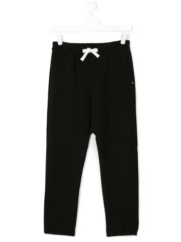 Miss Grant Kids Bow Detail Tracksuit Bottoms - Black