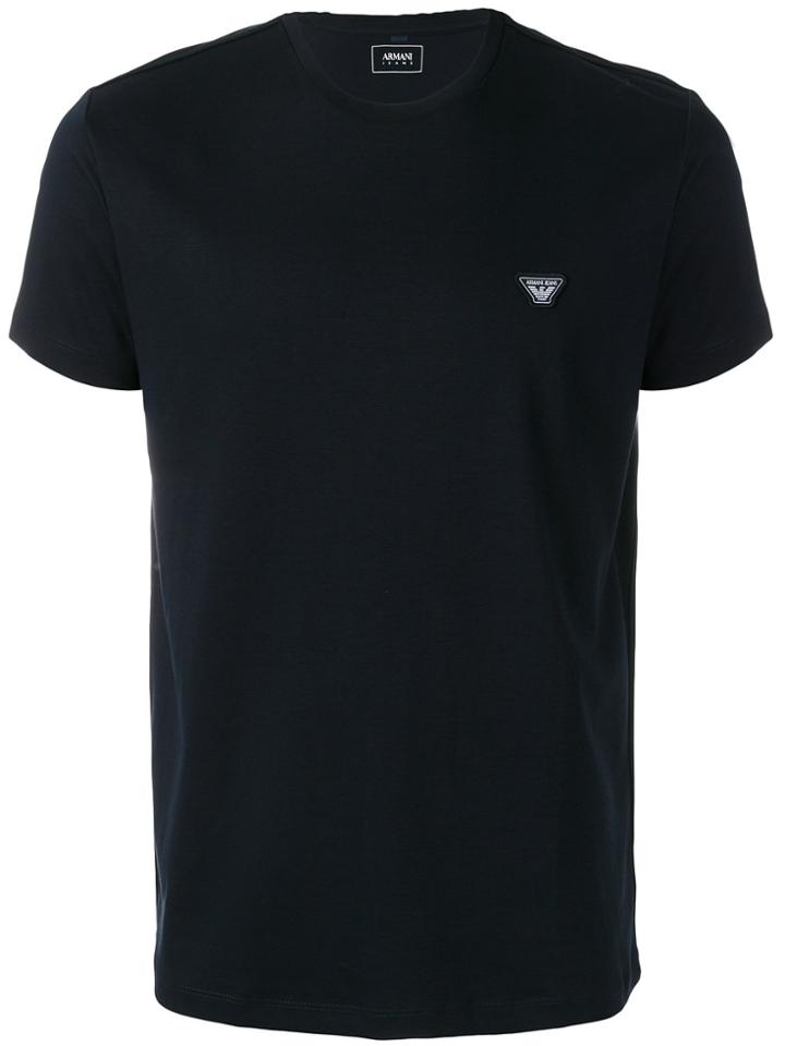 Armani Jeans Logo Patch T-shirt - Blue