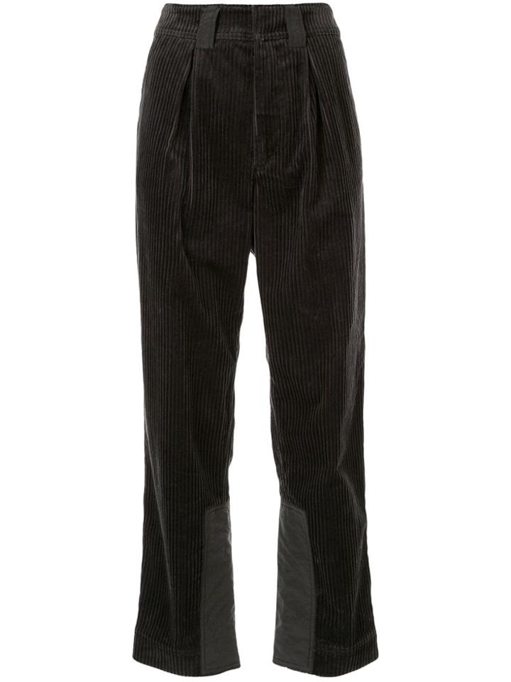 Ganni Straight Leg Cords - Black
