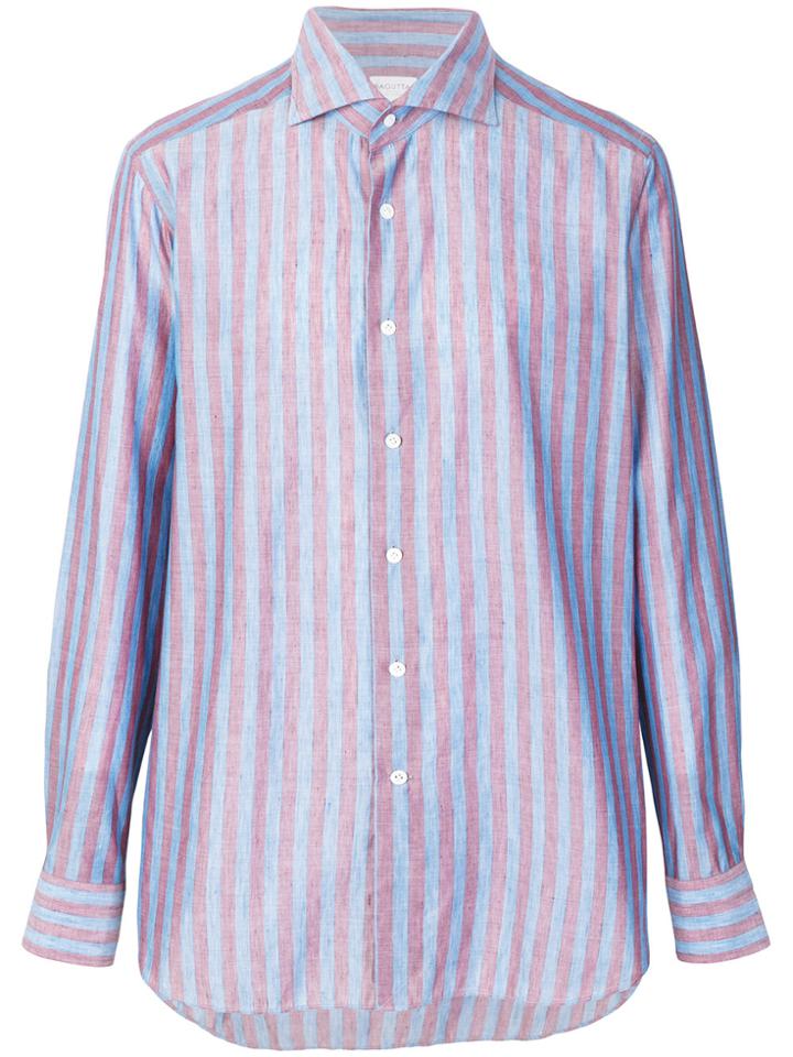 Bagutta Striped Shirt - Blue