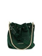 Lancaster Logo Plaque Bucket Bag - Green