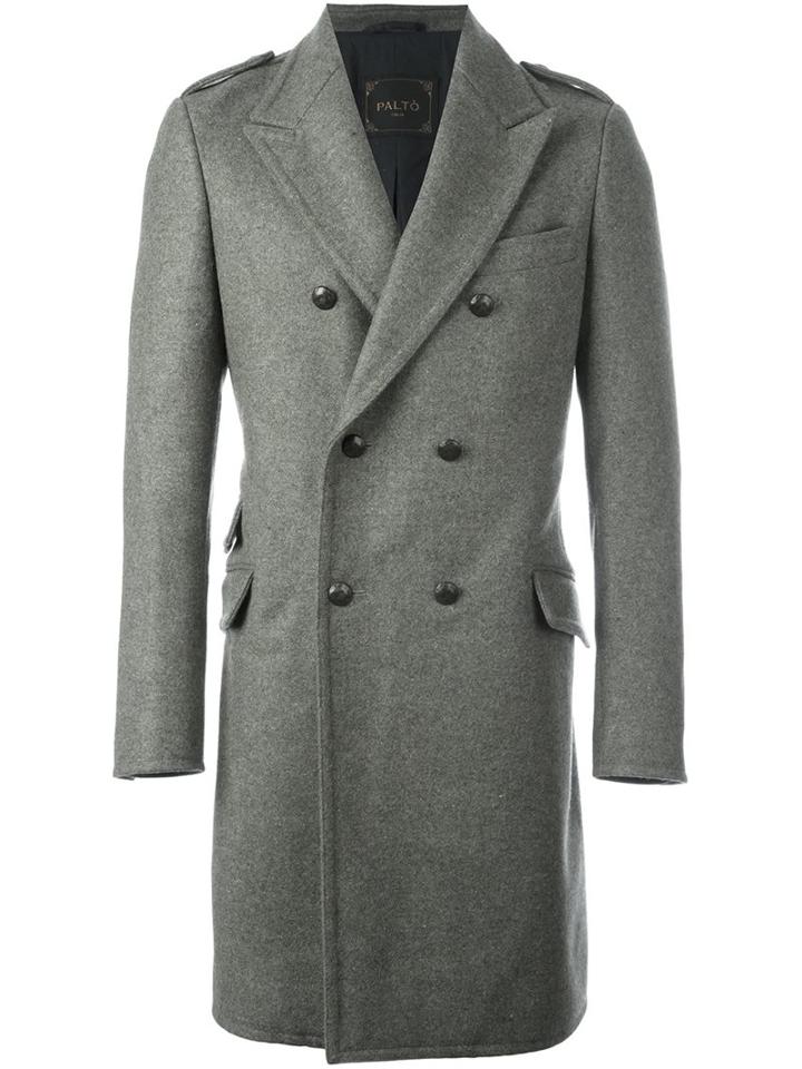 Paltò 'valentino' Coat, Men's, Size: 52, Green, Cotton/nylon/polyester/virgin Wool