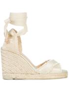 Castañer Ankle Tie Wedges - Neutrals