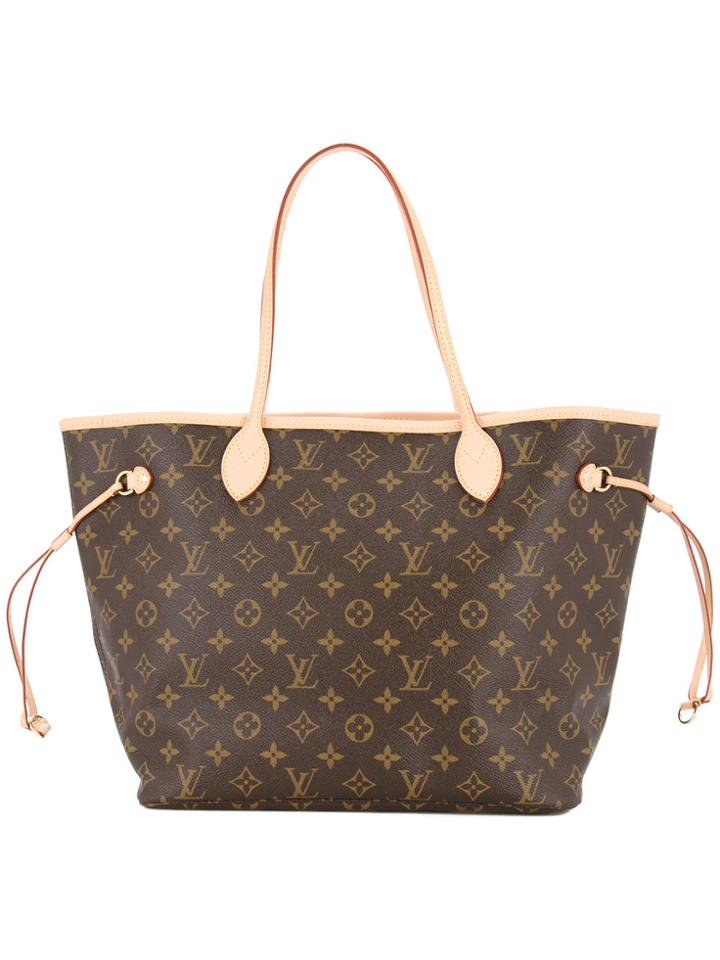 Louis Vuitton Vintage Neverfull Mm Shoulder Bag - Brown