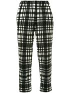 Comme Des Garçons Vintage Thick Check Trousers - Black
