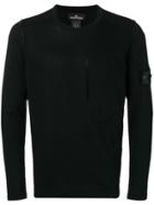 Stone Island Shadow Project Chest Pocket Jumper - Black